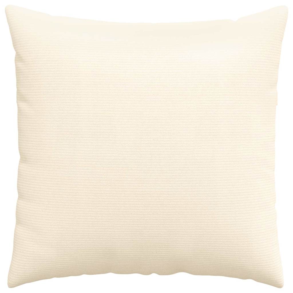Sofapuder 2 pcs Creme 60 x 60 cm Velourstof