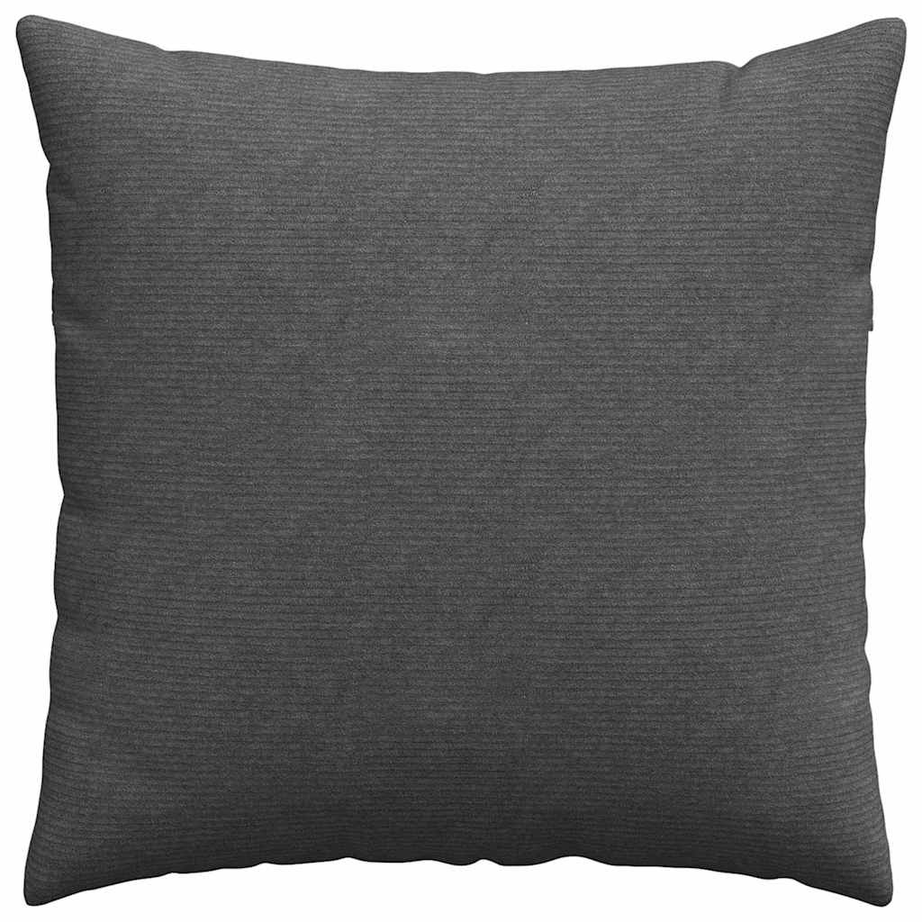 Sofapuder 2 pcs Mørkegrå 80 x 80 cm Velourstof