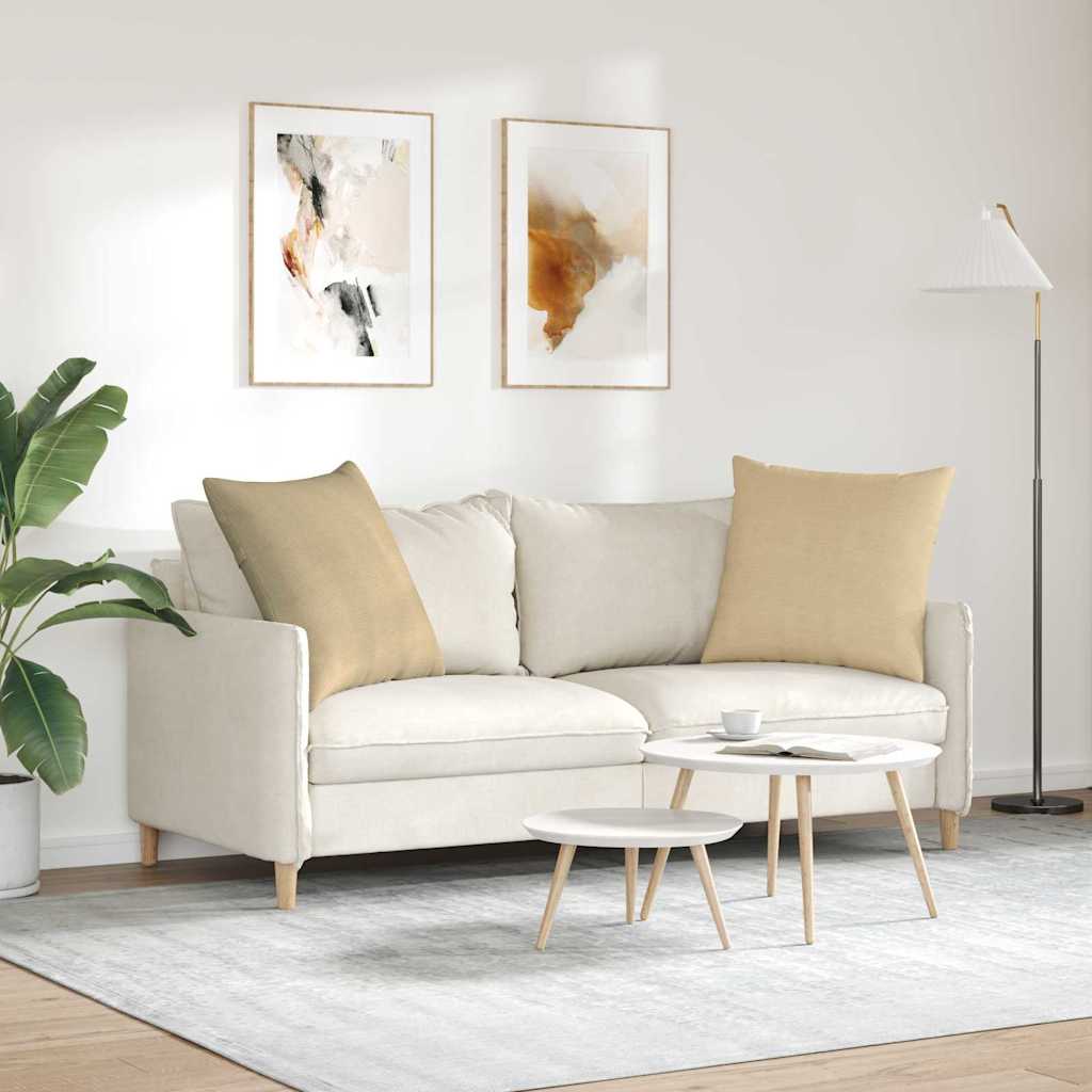 Sofapuder 2 pcs Grågrøn 80 x 80 cm Velourstof