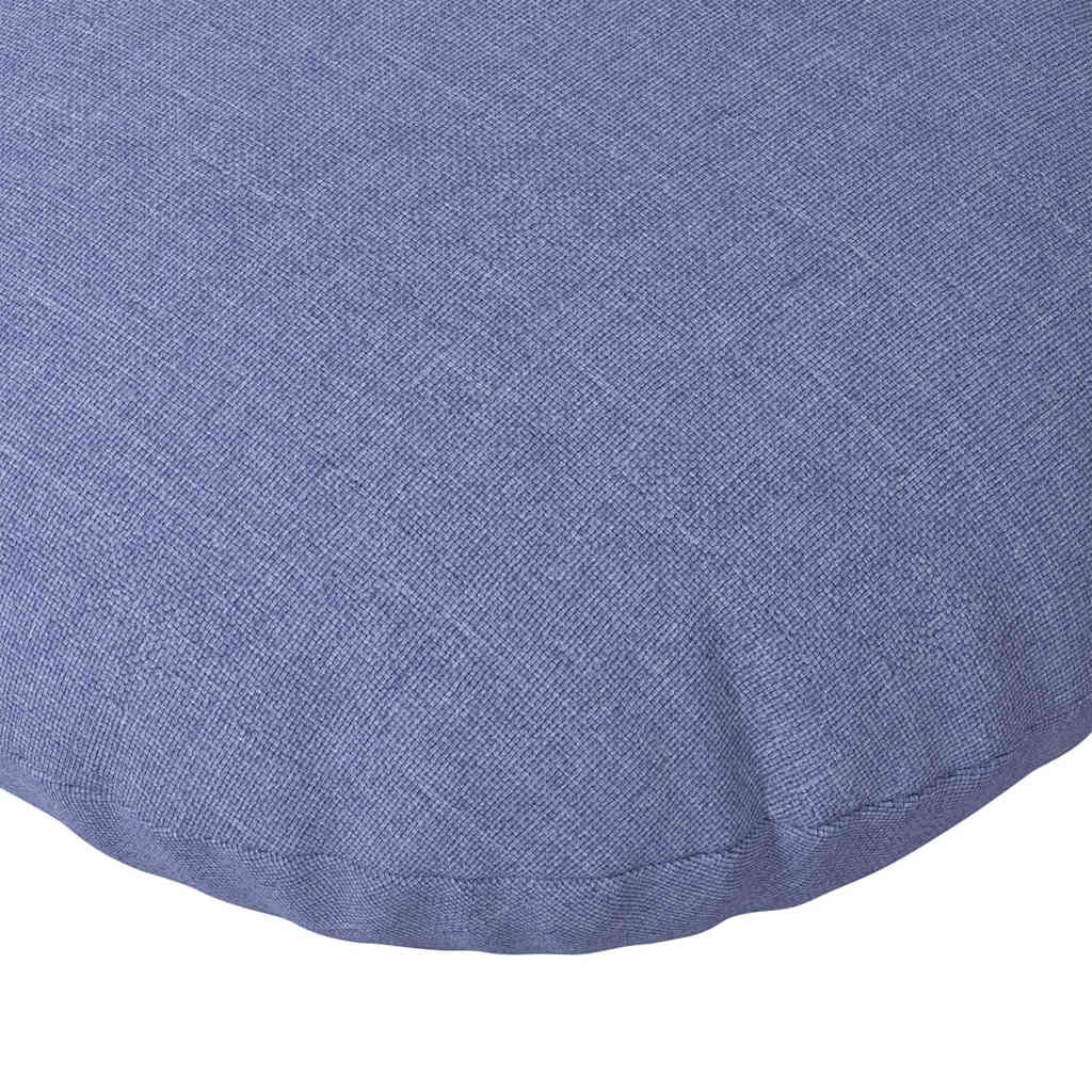 Sædepuder 2 stk. Stof Jeans blå Ø30 x 13 cm