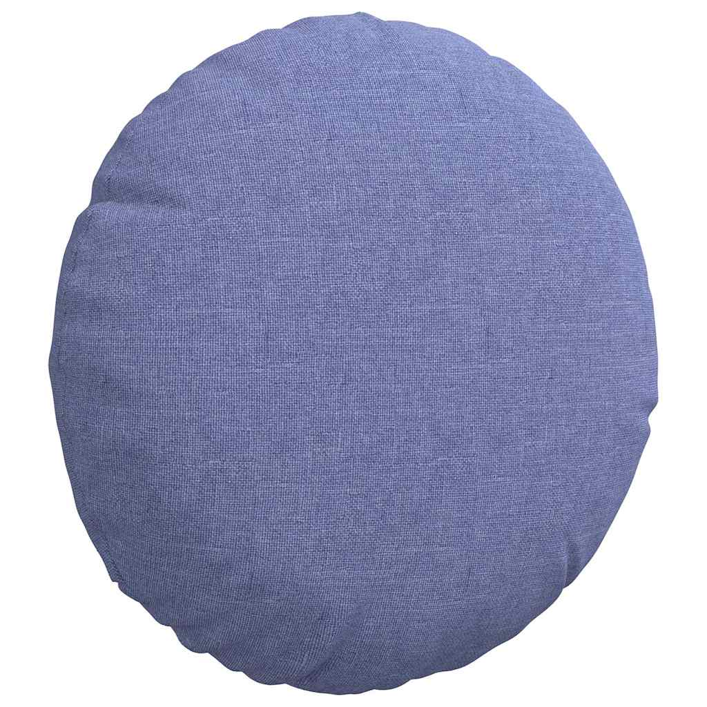 Sædepuder 2 stk. Stof Jeans blå Ø30 x 13 cm