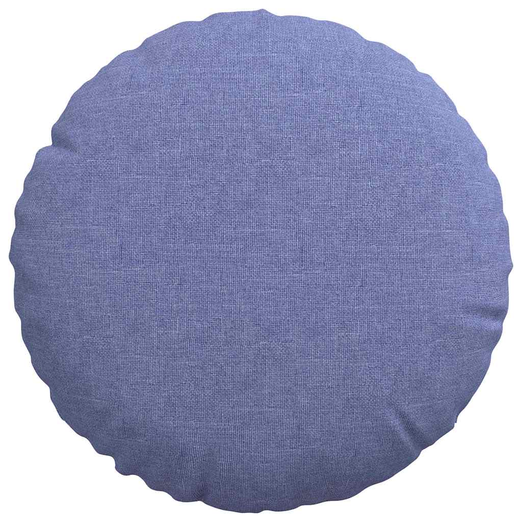 Sædepuder 2 stk. Stof Jeans blå Ø30 x 13 cm