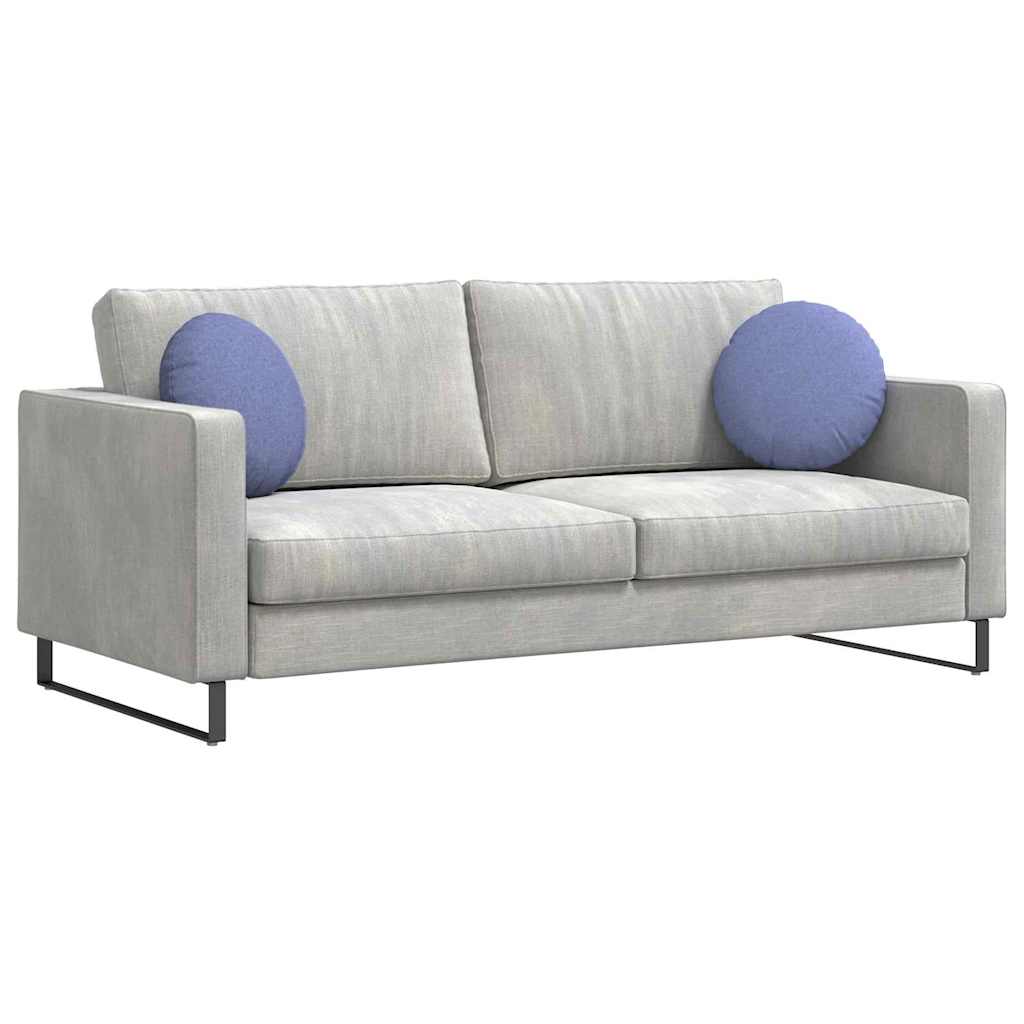 Sædepuder 2 stk. Stof Jeans blå Ø40 x 13 cm