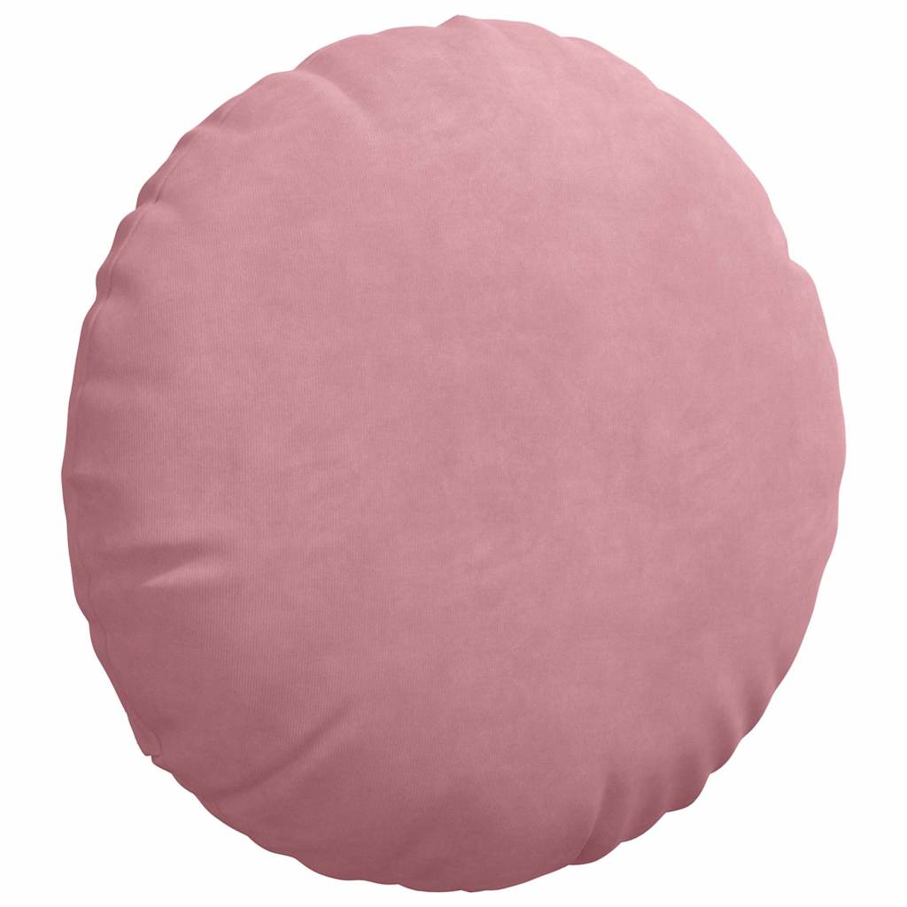 Sædepuder 2 pcs Lyserød Ø 40 x 13 cm Fløjl