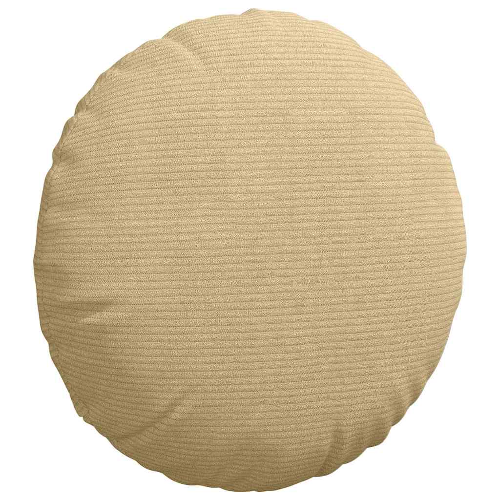 Sædepuder 2 stk. Velourstof Grågrøn Ø 40 cm