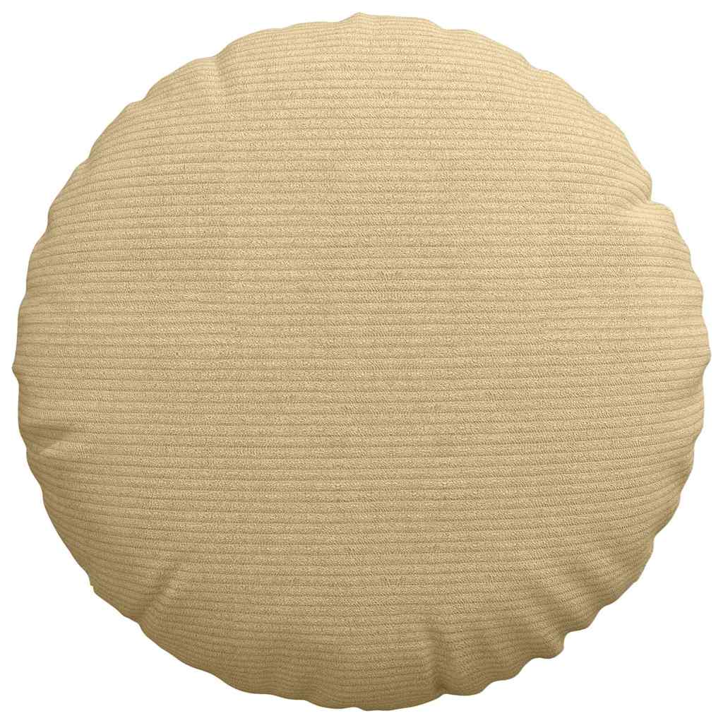 Sædepuder 2 stk. Velourstof Grågrøn Ø 40 cm
