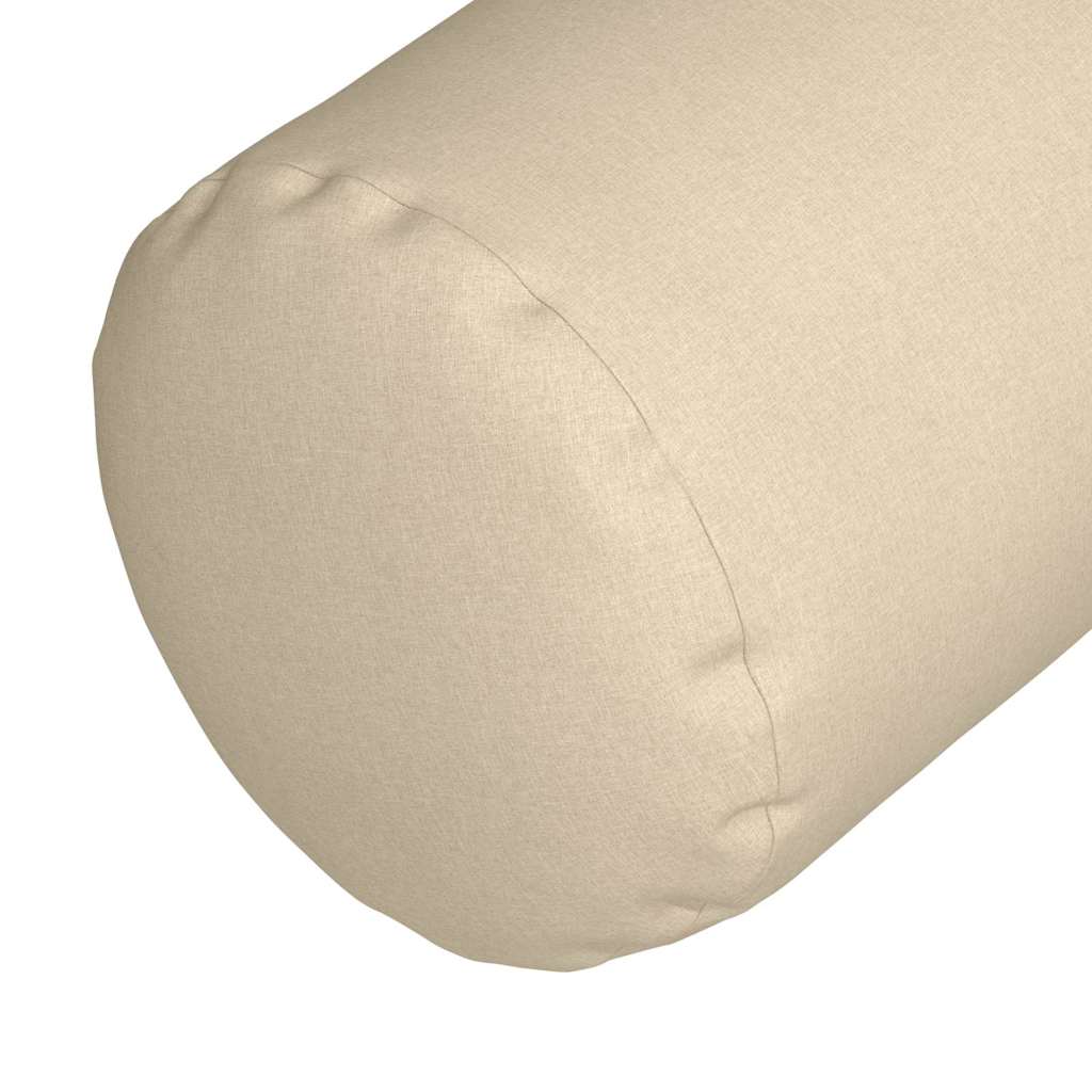 Bolsterpuder 2 stk. Stof Creme Ø 15 x 40 cm