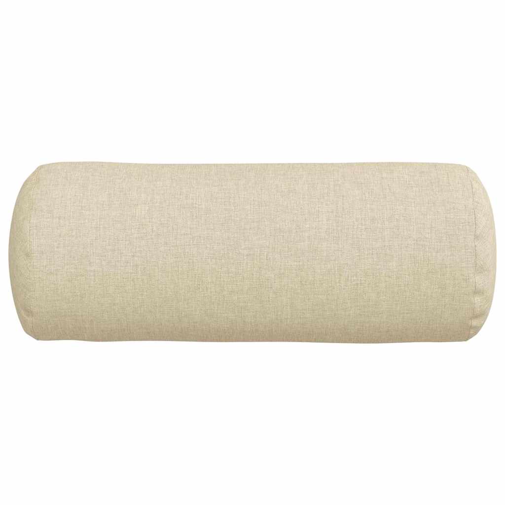 Bolsterpuder 2 stk. Stof Creme Ø 15 x 40 cm