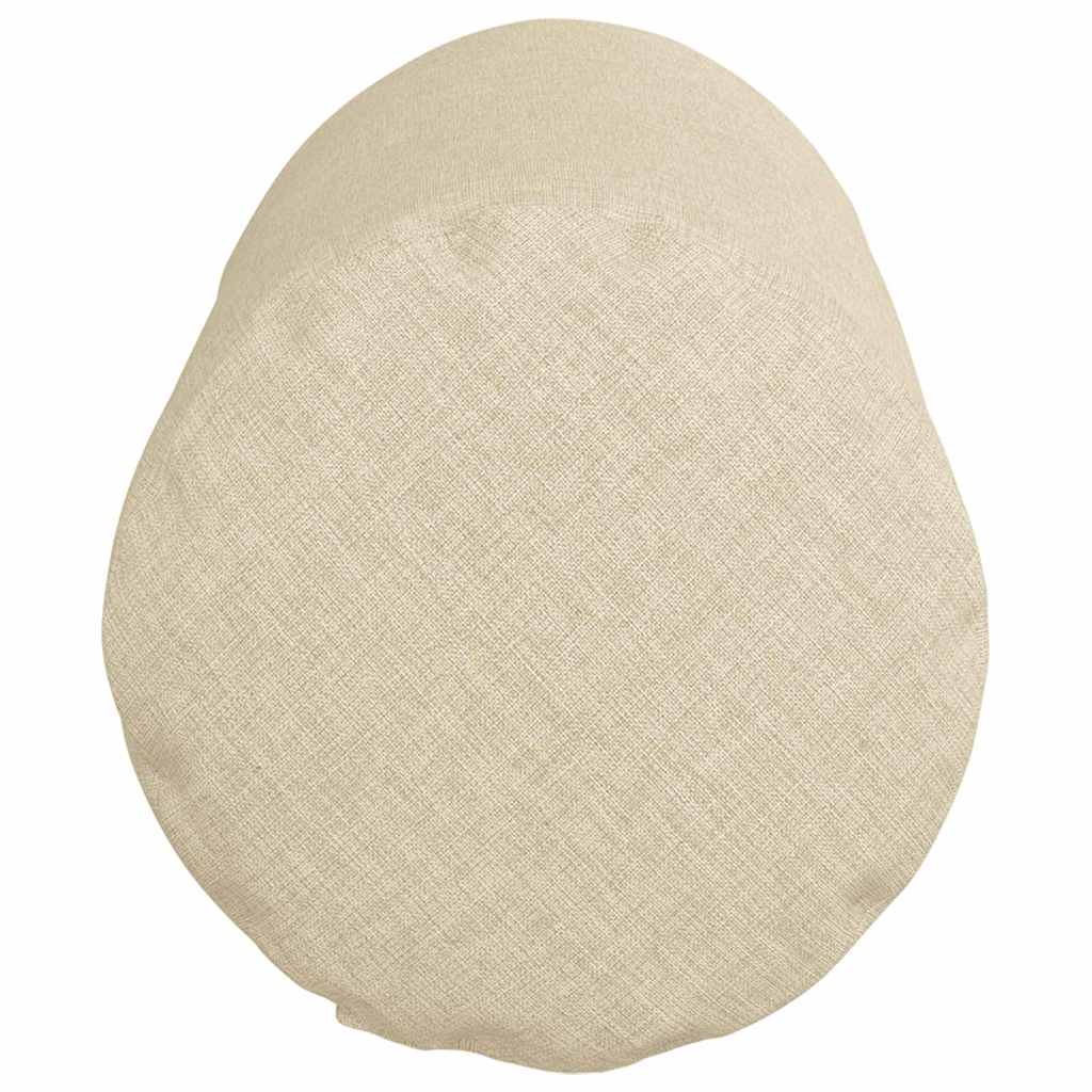Bolsterpuder 2 stk. Stof Creme Ø 15 x 40 cm