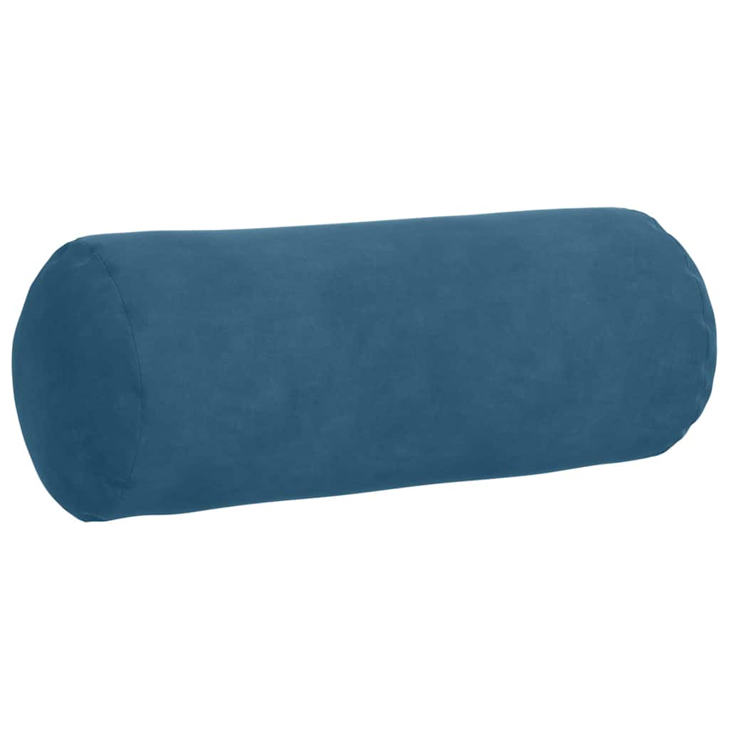 Bolsterpuder 2 pcs Blå Ø 15 x 40 cm Velourstof
