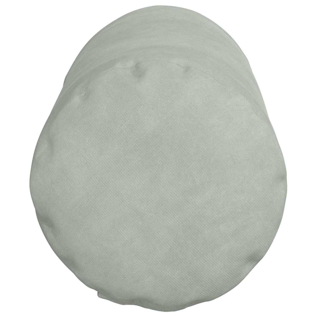 Bolsterpuder 2 pcs Lysegrå Ø 15 x 40 cm Velourstof