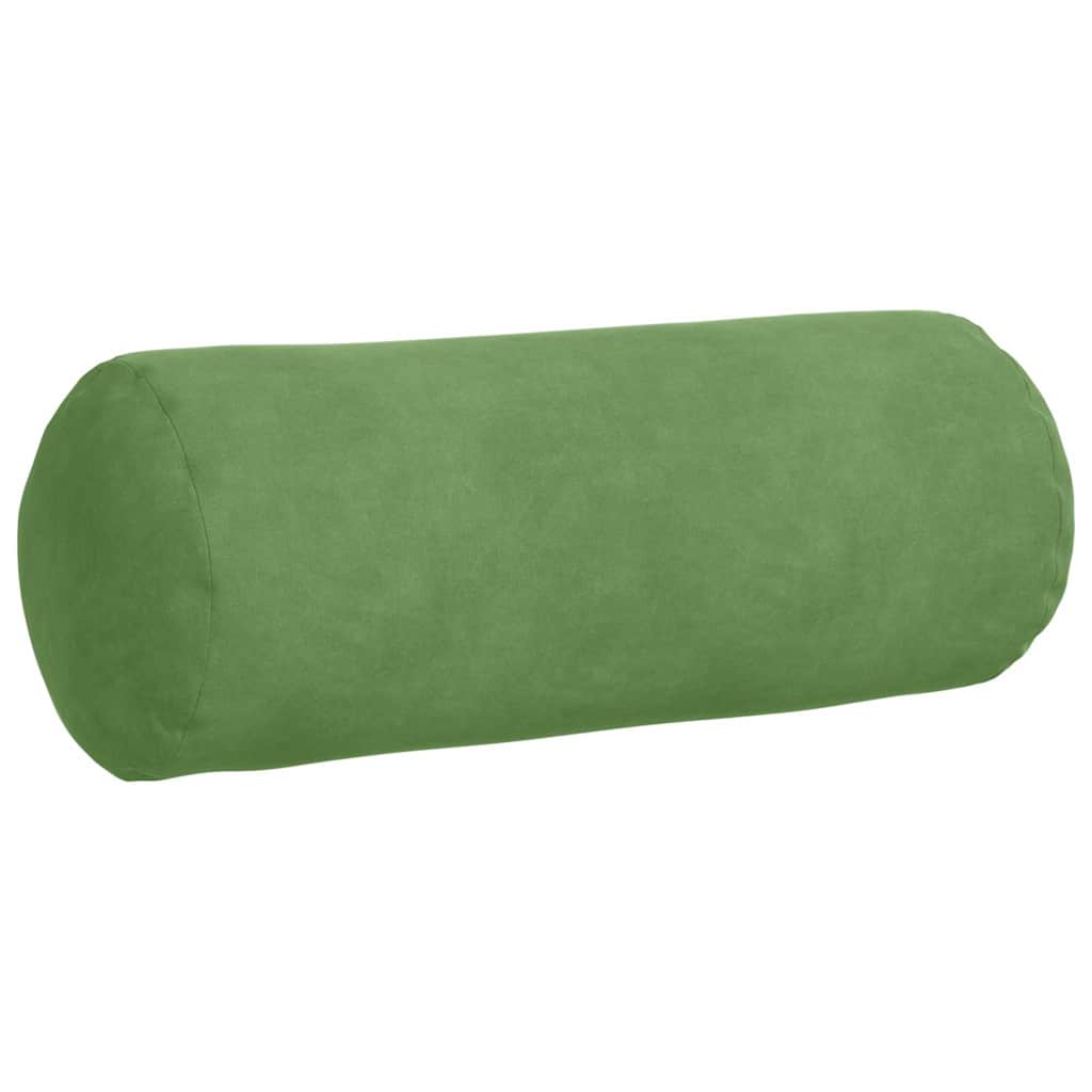 Bolsterpuder 2 pcs Lys grøn Ø 15 x 40 cm Velourstof