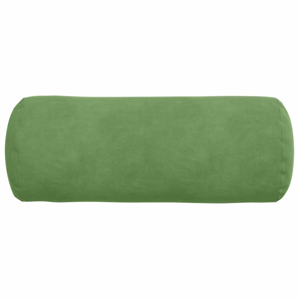 Bolsterpuder 2 pcs Lys grøn Ø 15 x 40 cm Velourstof