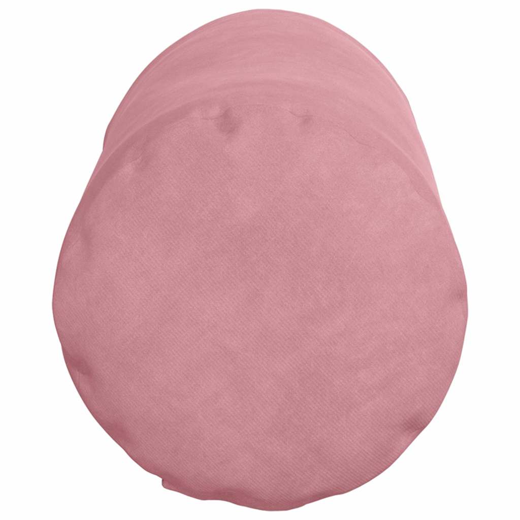 Bolsterpuder 2 pcs Lyserød Ø 15 x 40 cm Velourstof