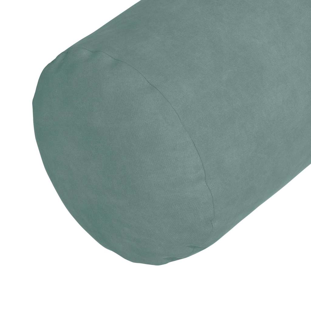 Bolsterpuder 2 pcs Havgrøn Ø 15 x 40 cm Velourstof