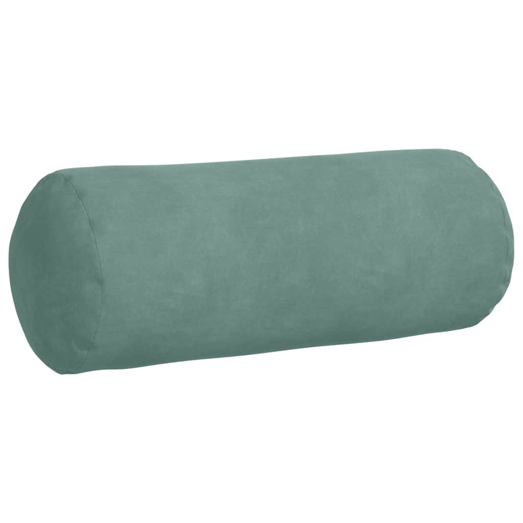 Bolsterpuder 2 pcs Havgrøn Ø 15 x 40 cm Velourstof