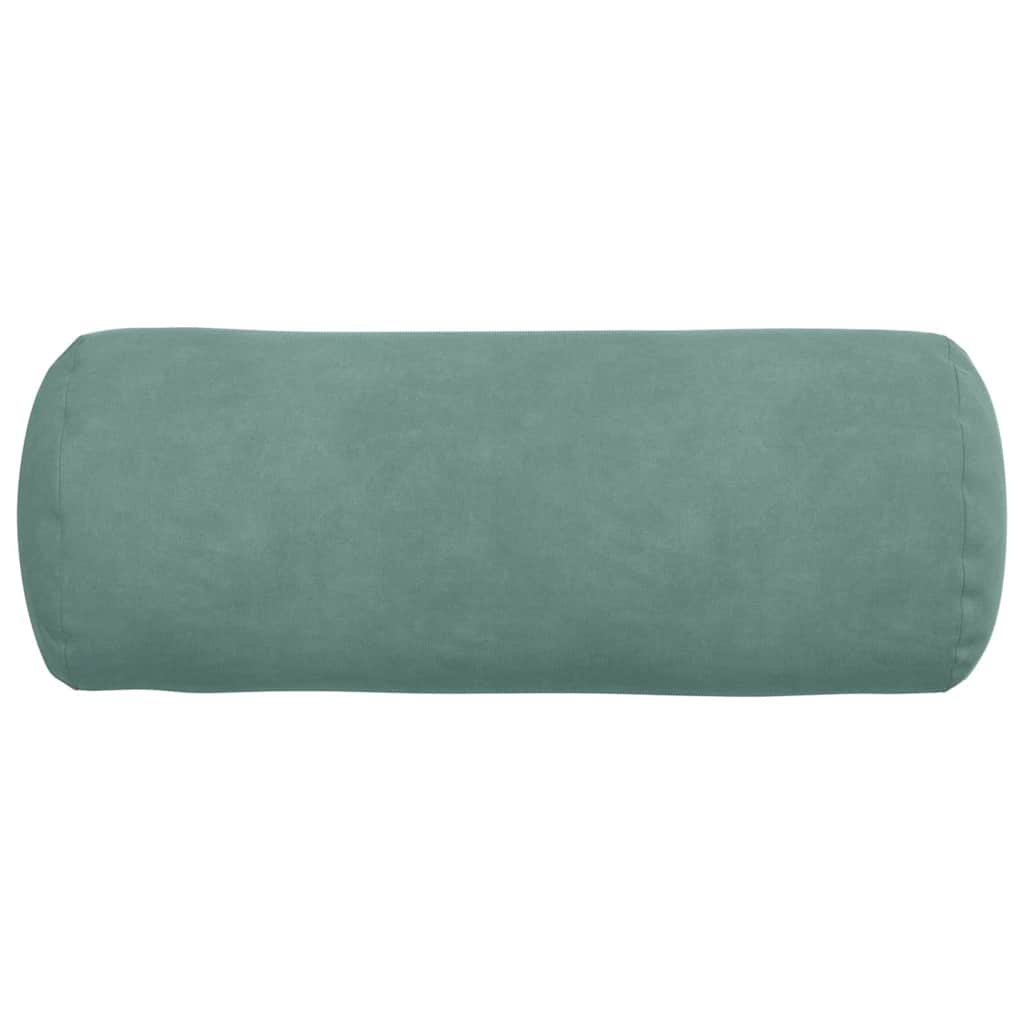 Bolsterpuder 2 pcs Havgrøn Ø 15 x 40 cm Velourstof