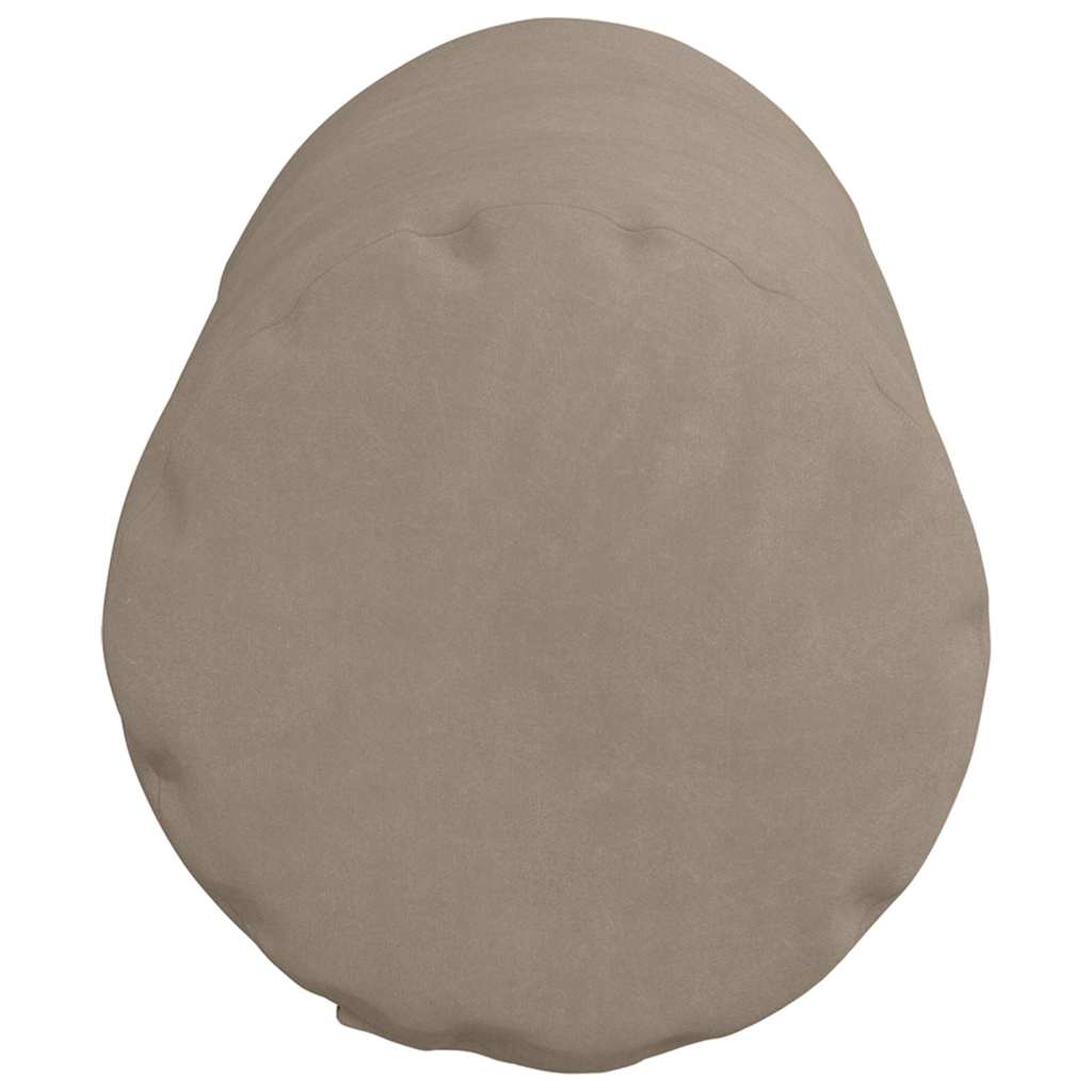 Bolsterpuder 2 stk. Mikrofiberstof Gråbrun Ø 15 x 40 cm