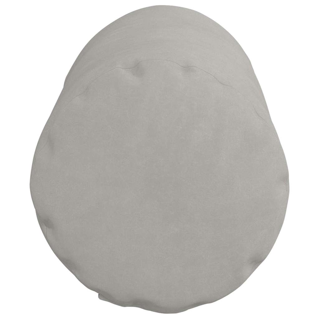 Bolsterpuder 2 pcs Lysegrå Ø 15 x 40 cm Mikrofiberstof