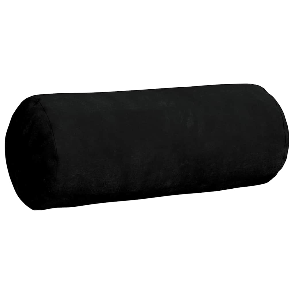 Bolsterpuder 2 pcs Sort Ø 15 x 40 cm Mikrofiberstof