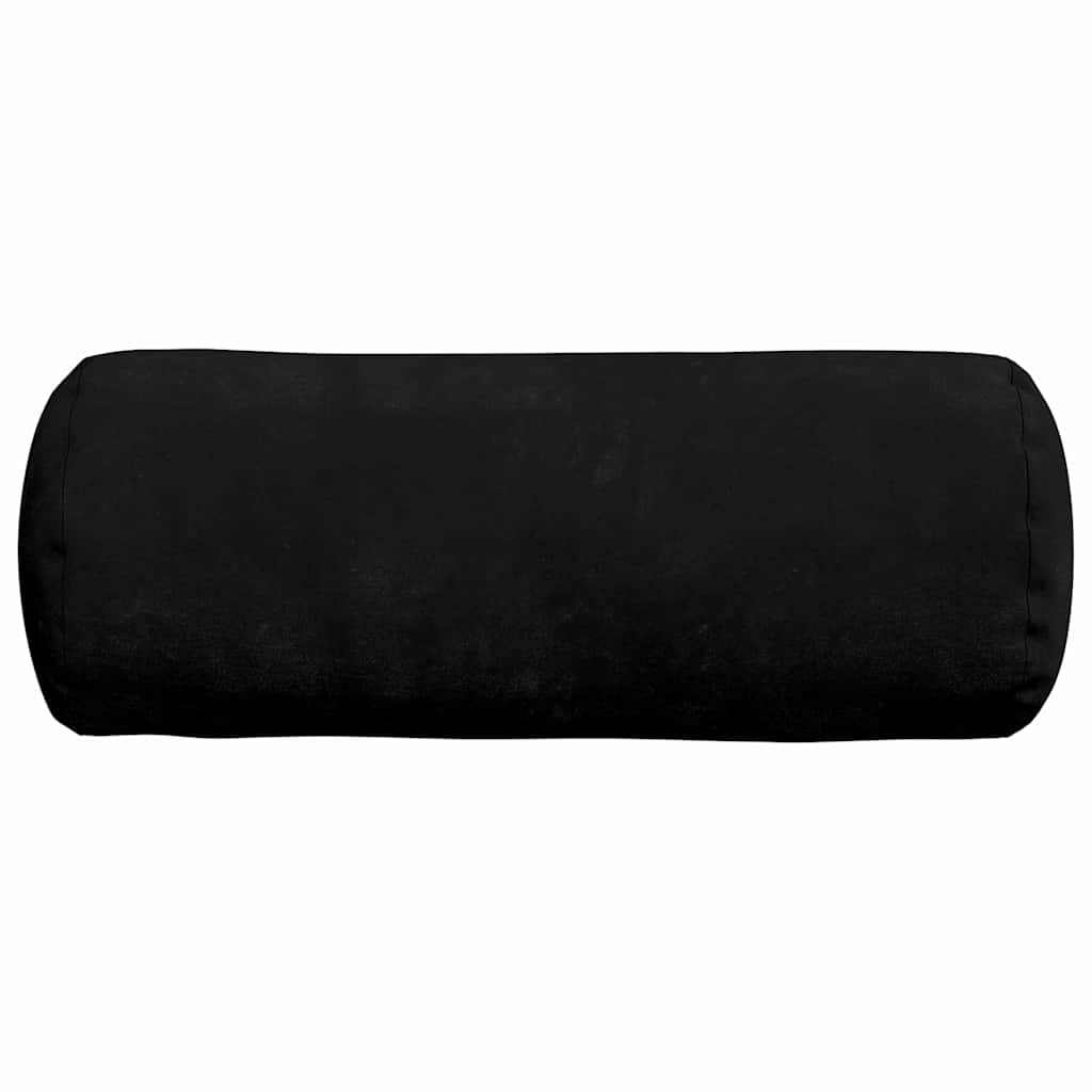 Bolsterpuder 2 pcs Sort Ø 15 x 40 cm Mikrofiberstof