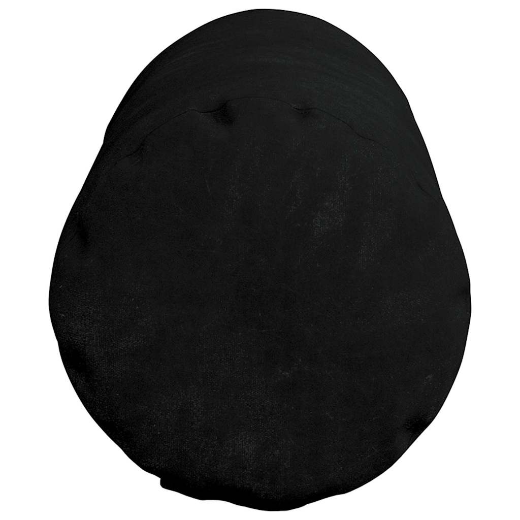 Bolsterpuder 2 pcs Sort Ø 15 x 40 cm Mikrofiberstof