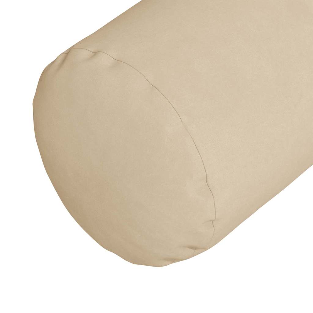 Bolsterpuder 2 pcs Creme Ø 15 x 40 cm Mikrofiberstof