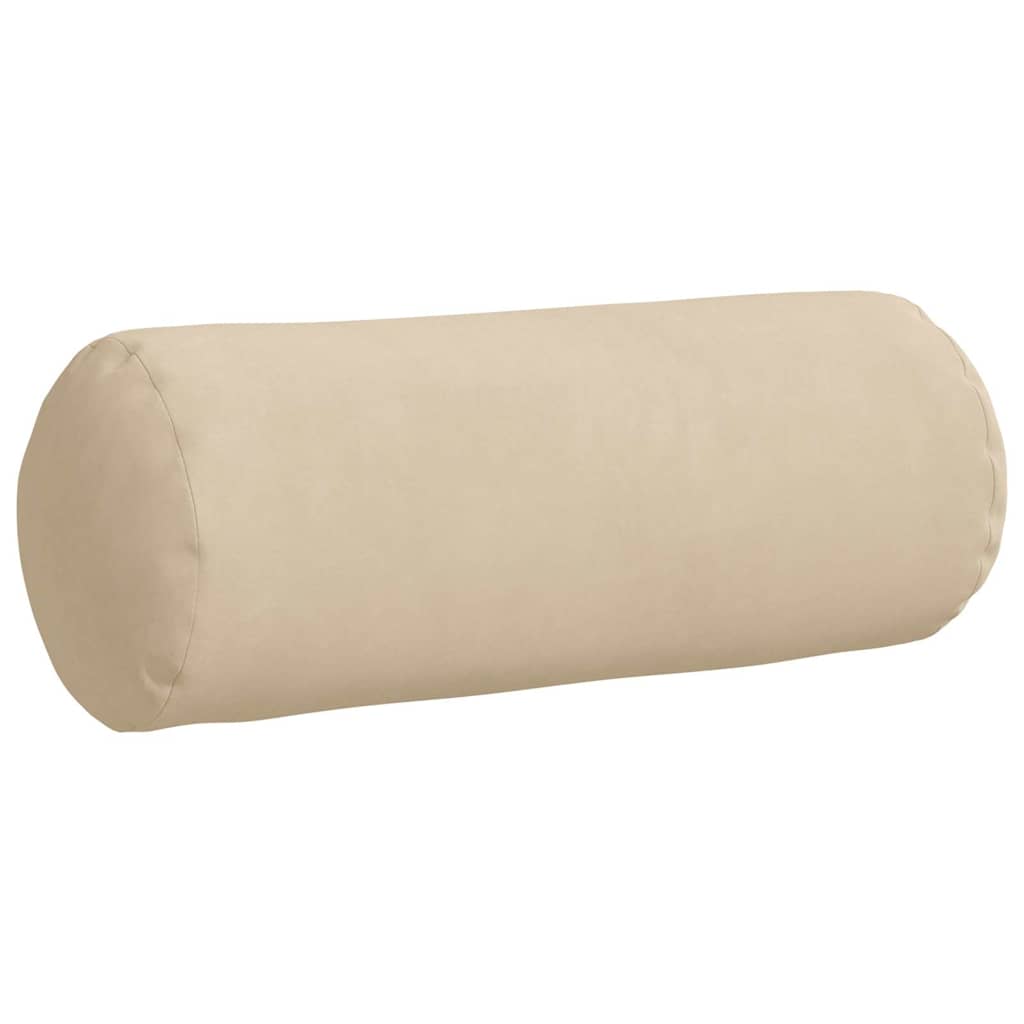Bolsterpuder 2 pcs Creme Ø 15 x 40 cm Mikrofiberstof