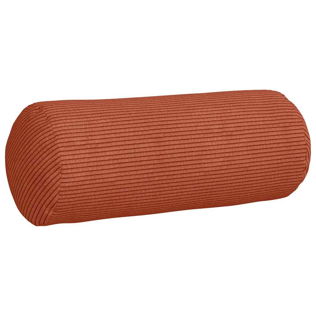 Bolsterpuder 2 pcs Rød orange Ø 15 x 40 cm Velourstof