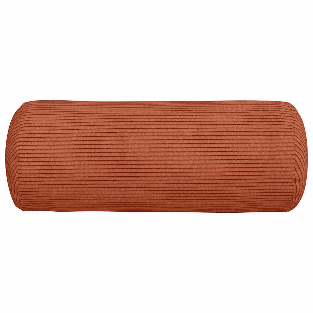 Bolsterpuder 2 pcs Rød orange Ø 15 x 40 cm Velourstof