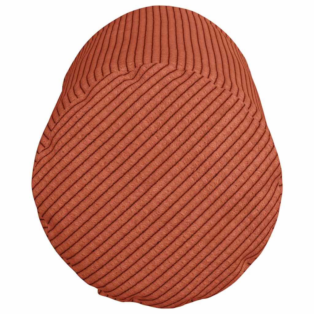 Bolsterpuder 2 pcs Rød orange Ø 15 x 40 cm Velourstof