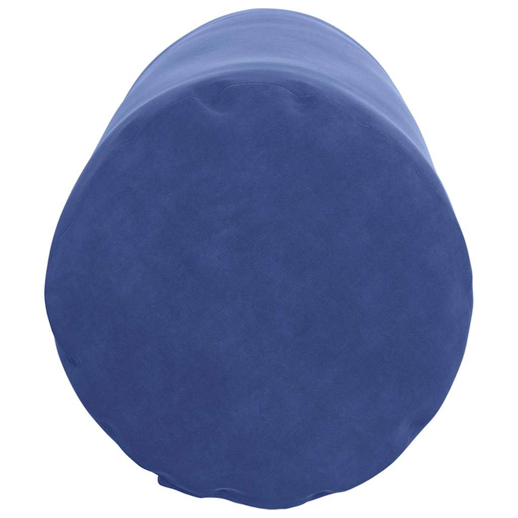 Bolsterpuder 2 pcs Politi blå Ø 25 x 70 cm Velourstof