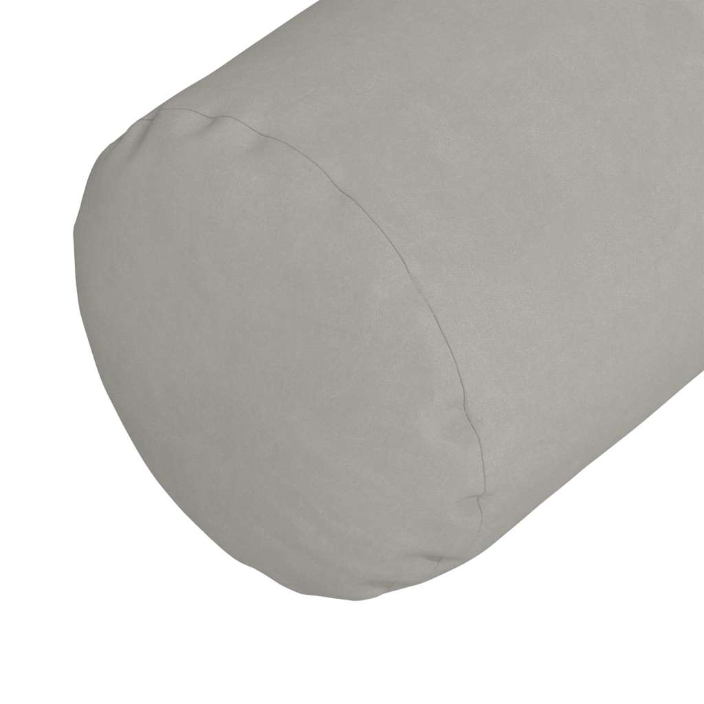 Bolsterpuder 2 pcs Lysegrå Ø 25 x 70 cm Mikrofiberstof