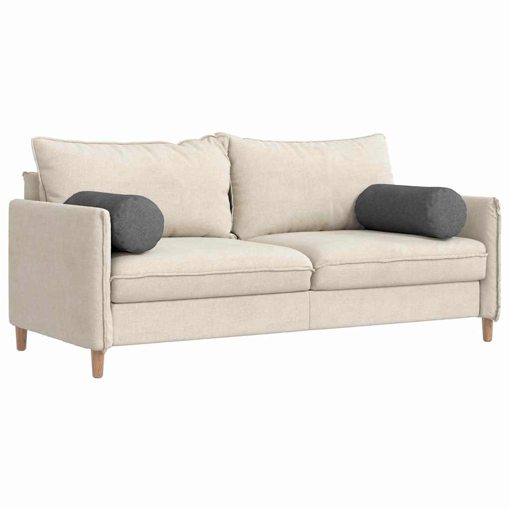 Bolsterpuder 2 pcs Mørkegrå Ø 25 x 70 cm Velourstof