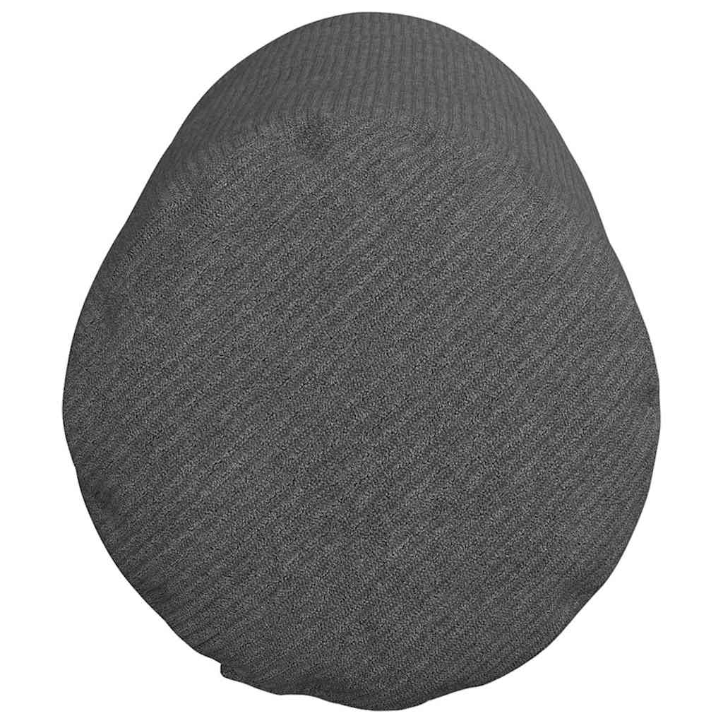 Bolsterpuder 2 pcs Mørkegrå Ø 25 x 70 cm Velourstof
