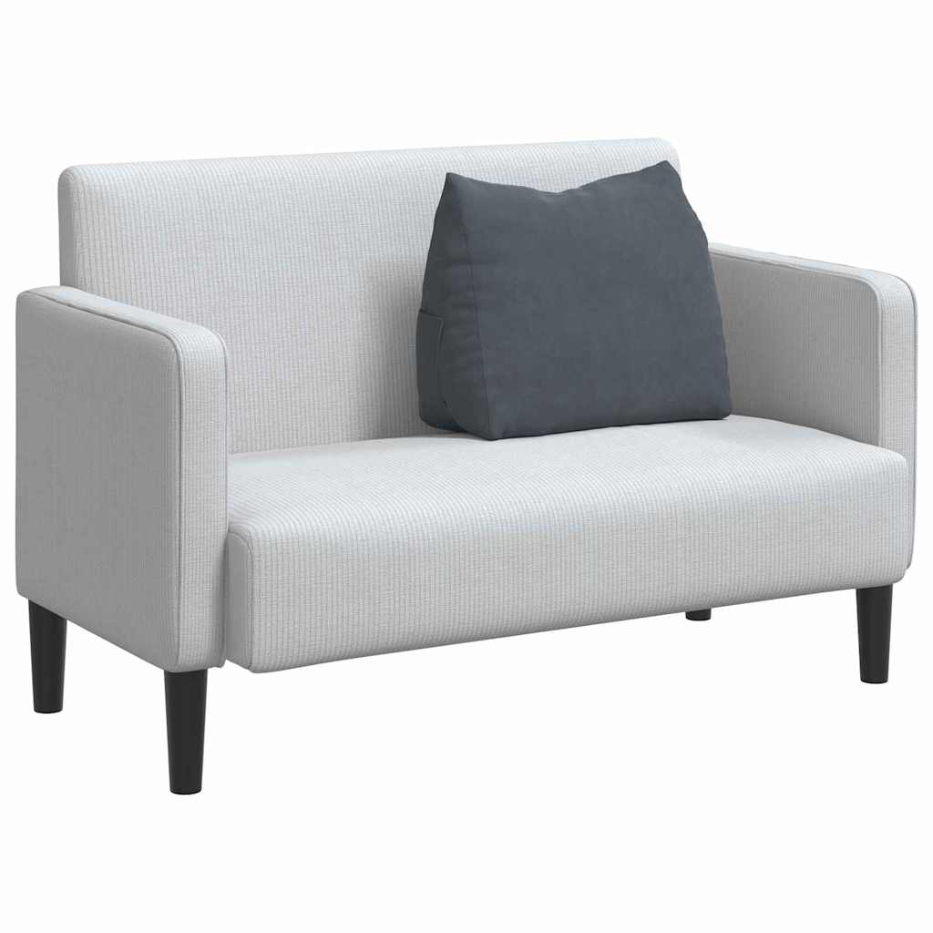 Rygpude Mørkegrå 60 x 20 x 50 cm Velourstof
