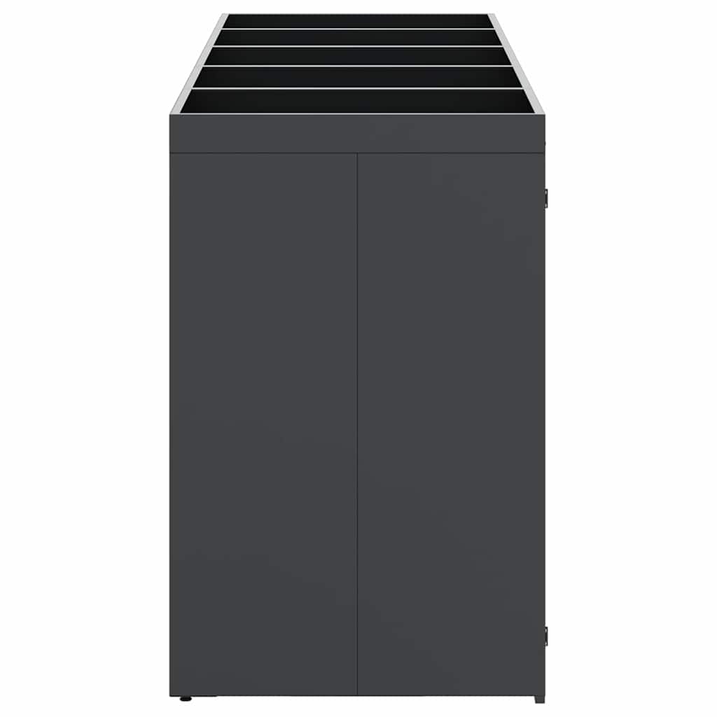 Wheelie Bin Opbevaring til 5 Affaldscontainere Antracit