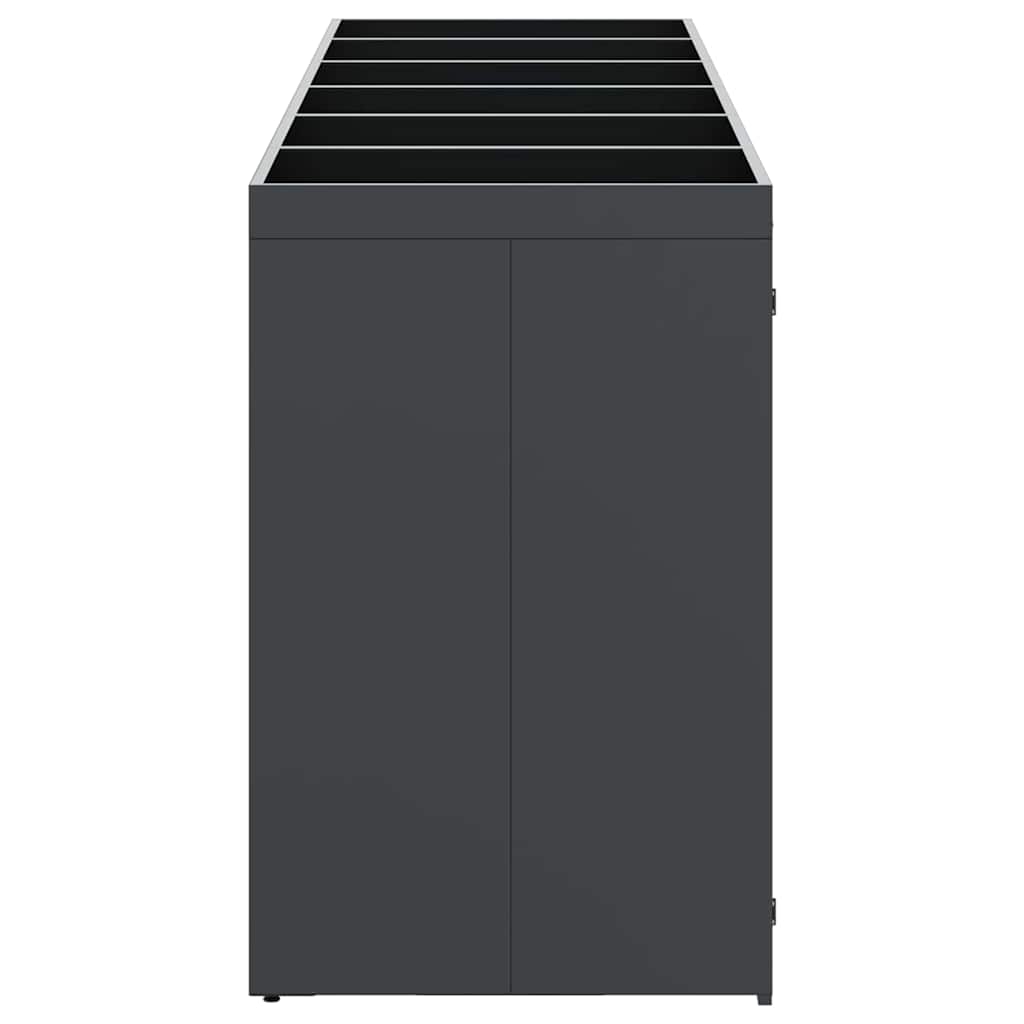 Wheelie Bin Opbevaring til 6 Affaldscontainere Antracit