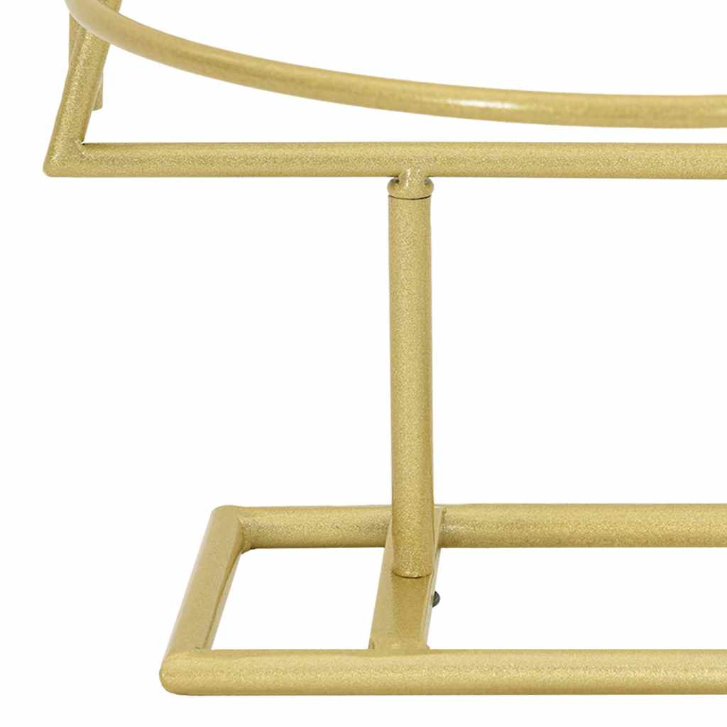 Metal juletræ med stativ Guld 90 cm Pulverlakeret Stål