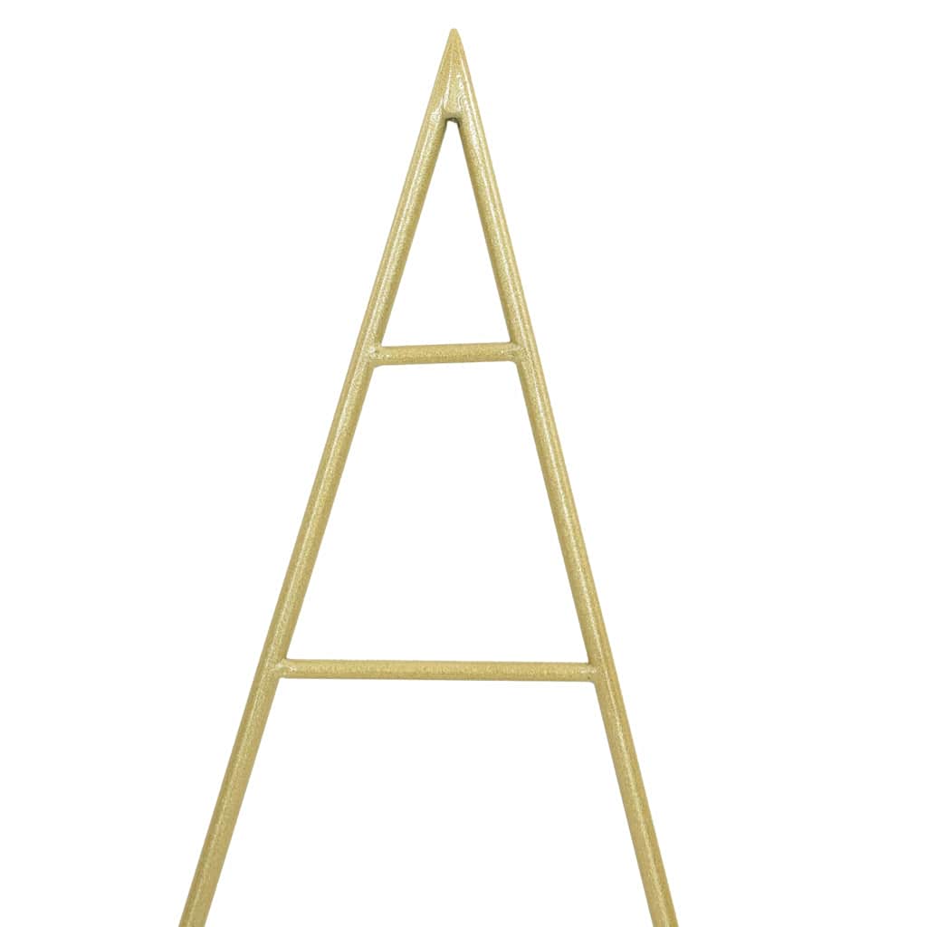 Metal juletræ Guld 60 cm Pulverlakeret Stål