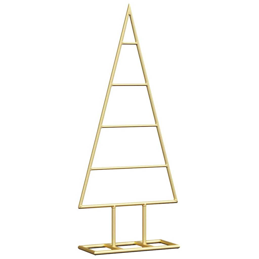 Metal juletræ Guld 60 cm Pulverlakeret Stål