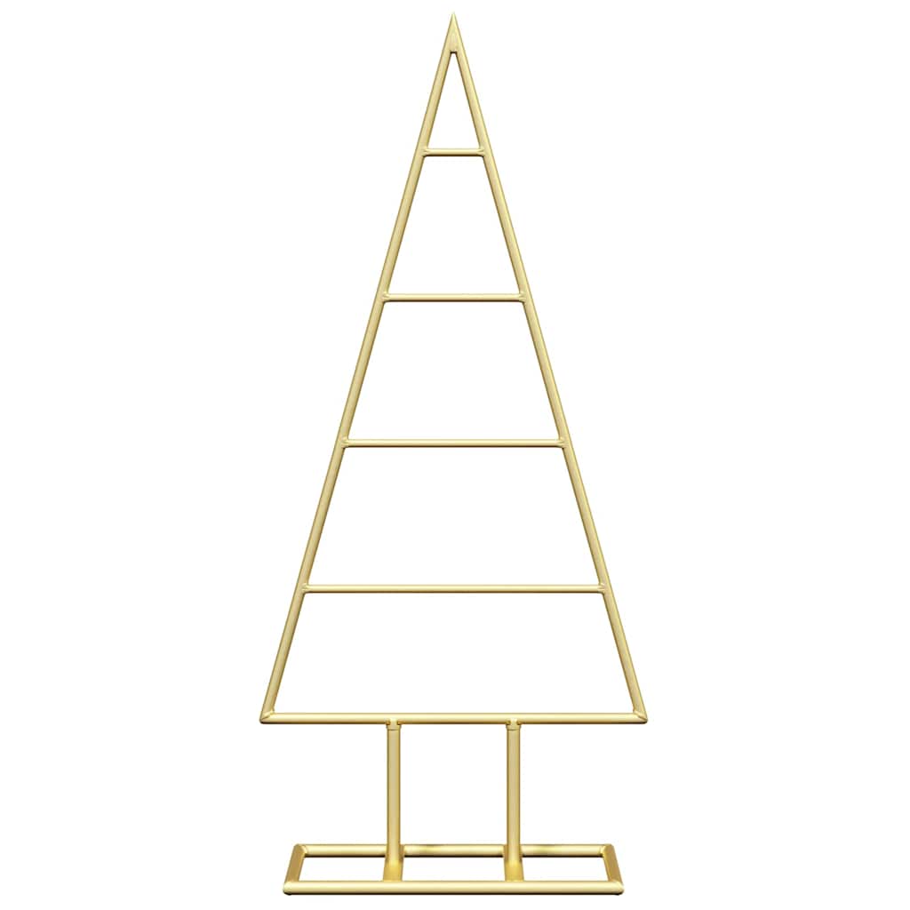 Metal juletræ Guld 60 cm Pulverlakeret Stål