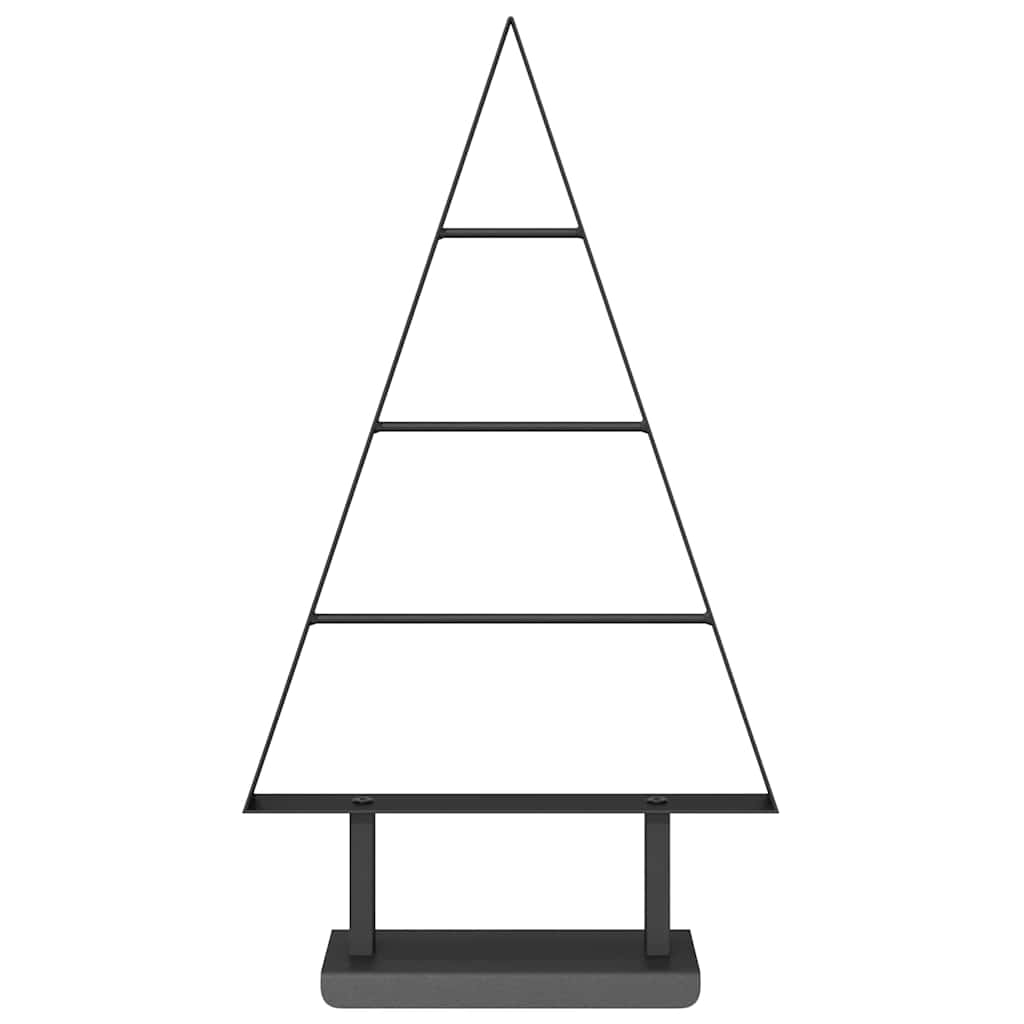 Metal juletræ Sort 60 cm Stål