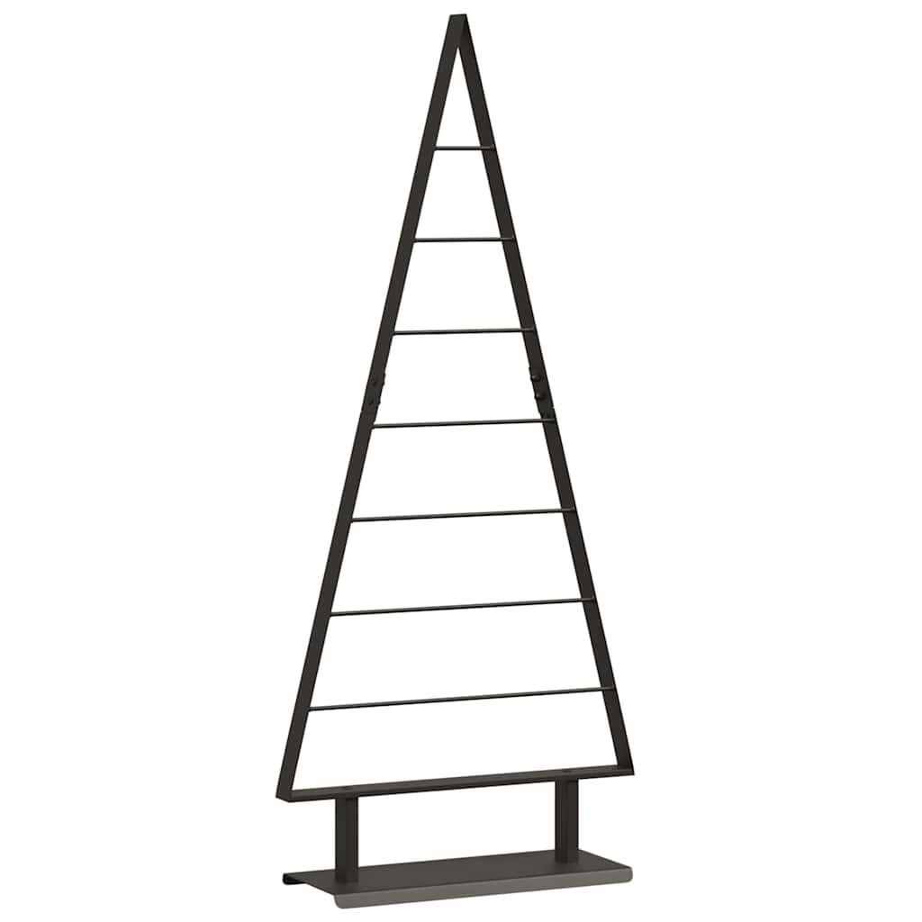 Metal juletræ Sort 125,5 cm Stål