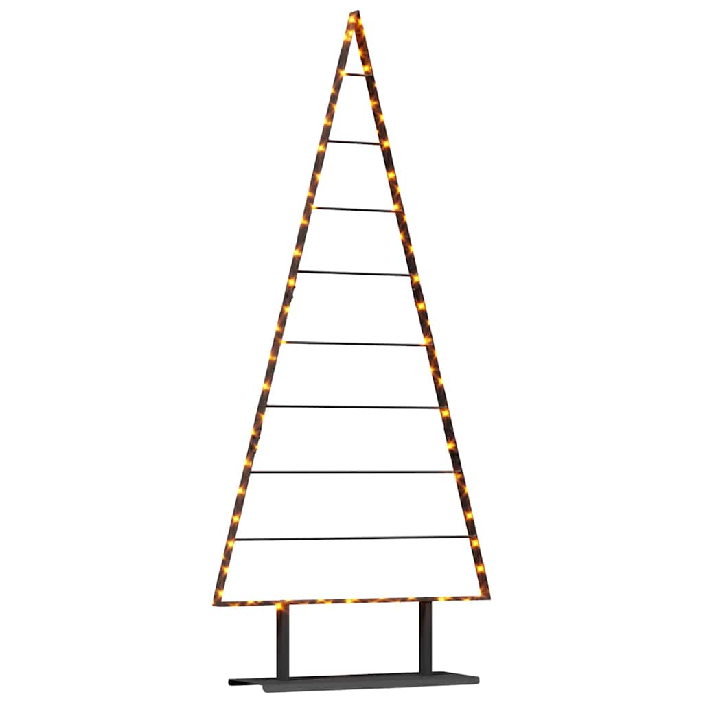 Metal juletræ Sort 180 cm Stål
