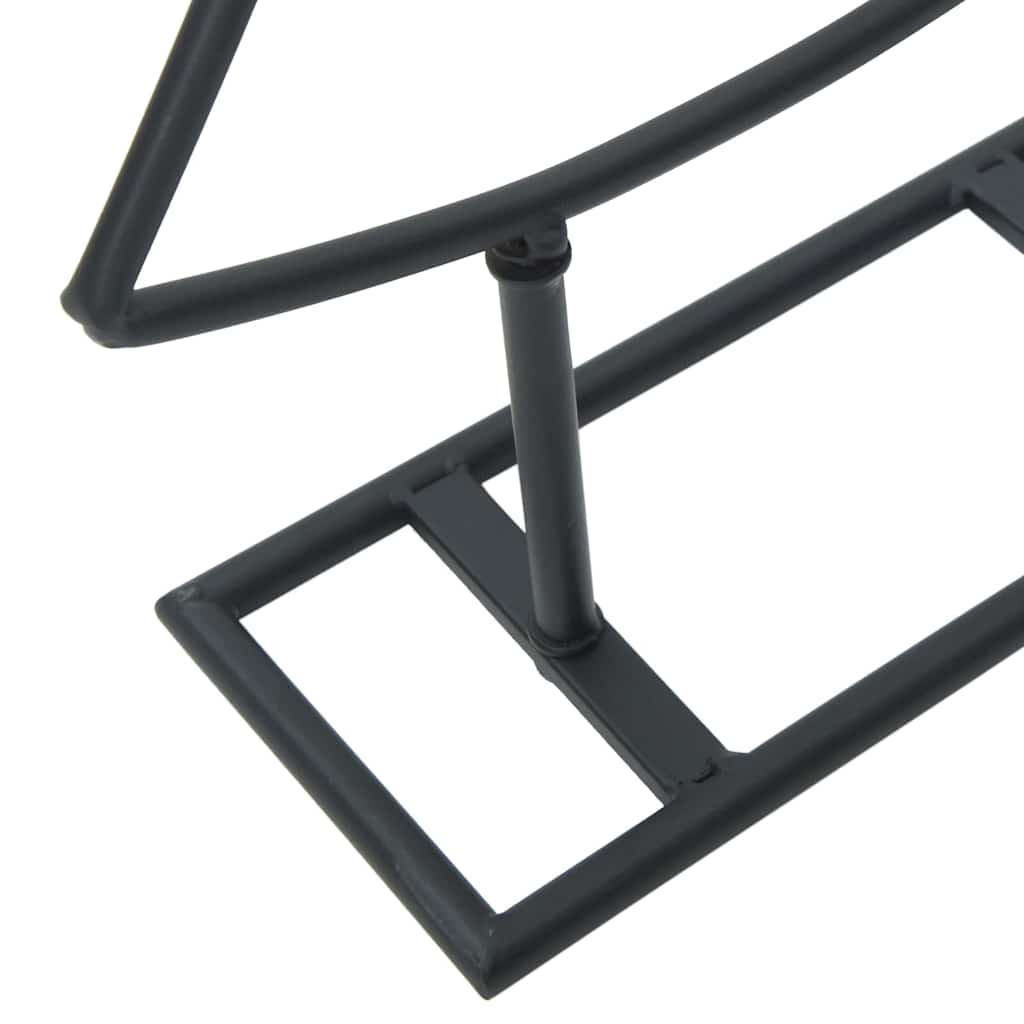 Metal juletræ Sort 60 cm Stål