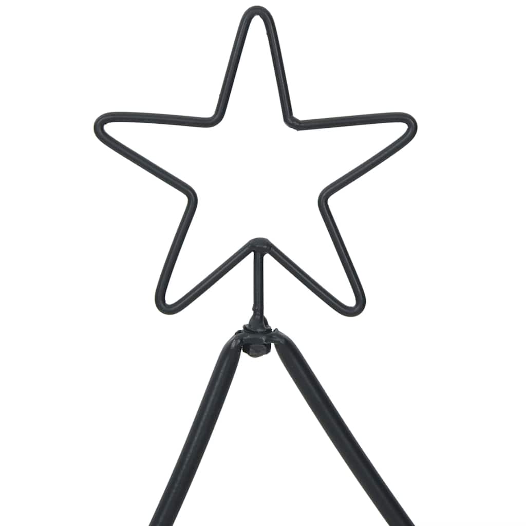 Metal juletræ Sort 90,5 cm Stål