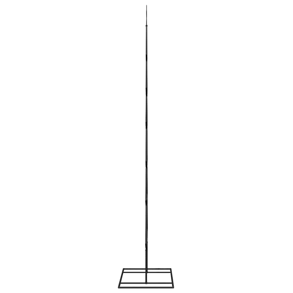 Metal juletræ Sort 180 cm Stål