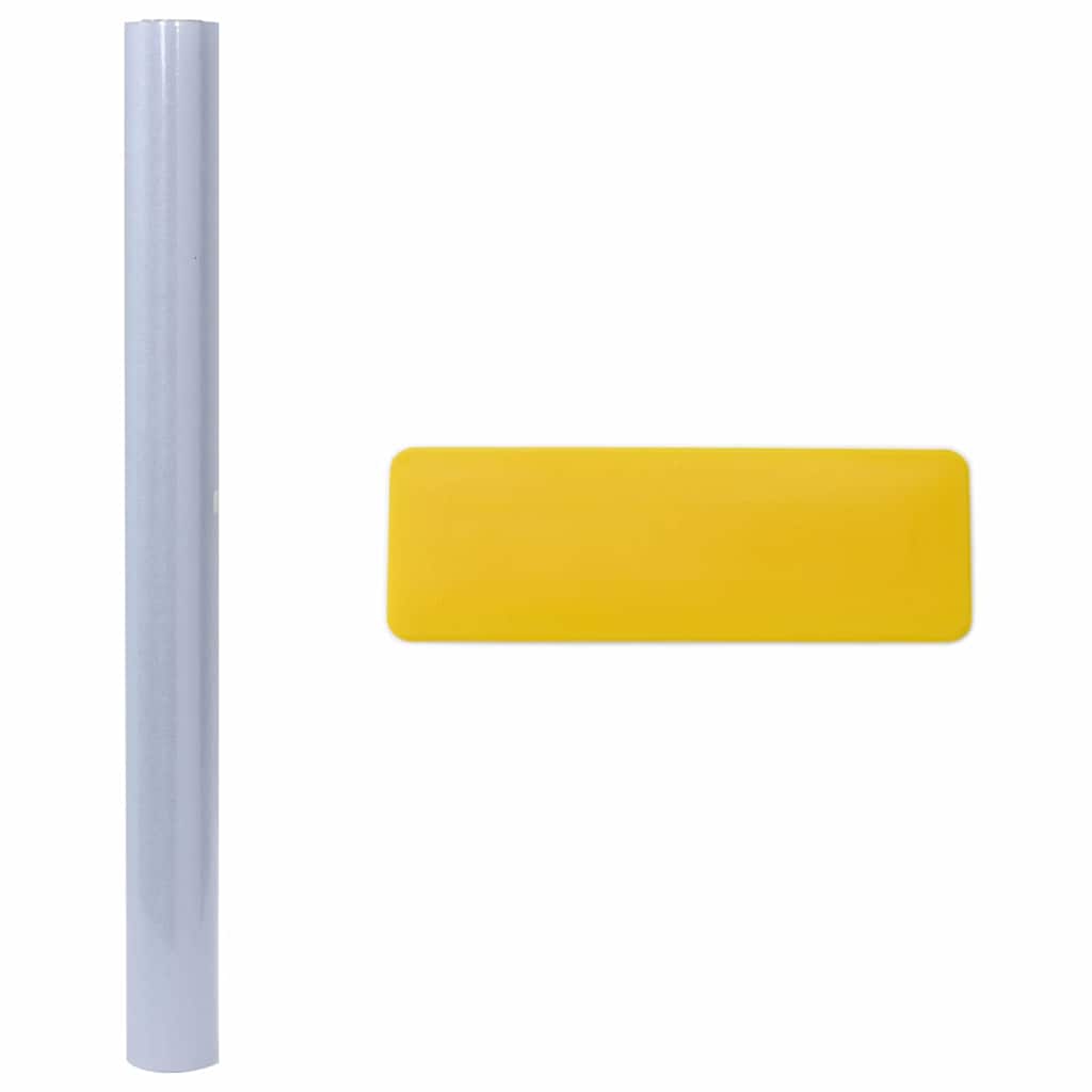 Statisk Vinduesfilm Frostet grå 45 x 2000 cm PVC