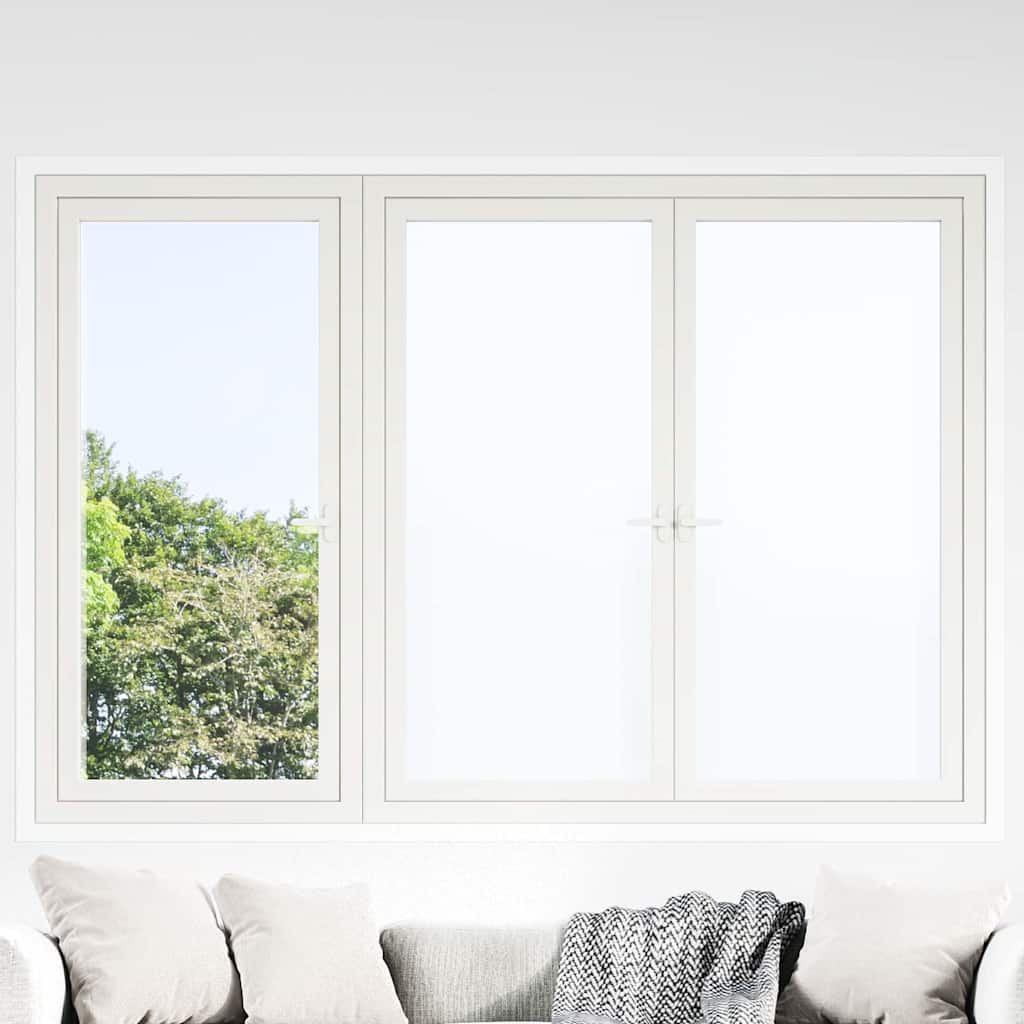 Statisk Vinduesfilm Frostet hvid 45 x 2000 cm PVC
